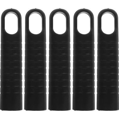 5 Embout De Manche, Plastique Léger, Trou De Suspension, Poignée Ergonomique, Pour Balai Et Vadrouille (1/5)
