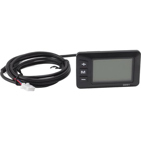 Panneau d'affichage LCD GD01 pour vélo électrique 24 V, 36 V et 48 V, accessoire de modification avec connecteur étanche (1/5)