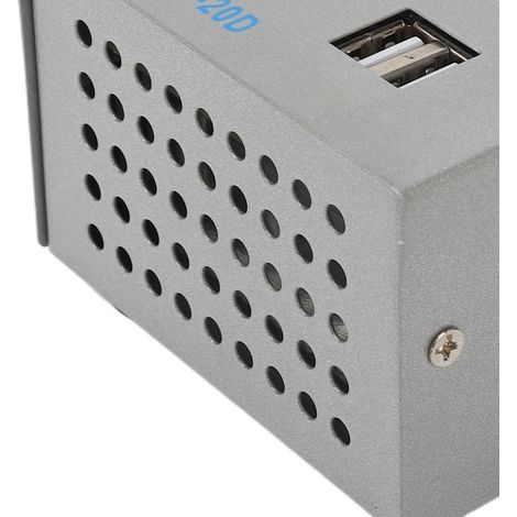 Hub USB multifonctionnel en acier inoxydable avec 20 ports, répartiteur et adaptateur secteur. (1/5)