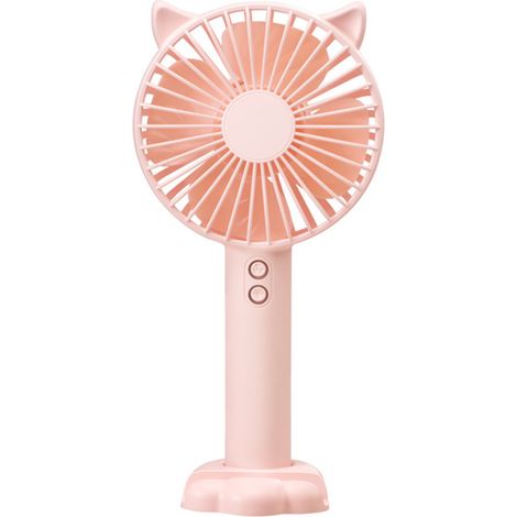 1 Mini ventilateur, rechargeable USB, lampe d'ambiance, support téléphone, voyage bureau (1/5)
