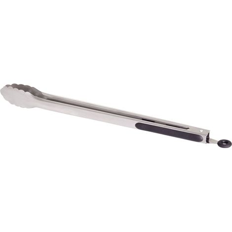 Allgrill BBQ- und Grillzange aus Edelstahl 41 cm ergonomisch Wellenschliff