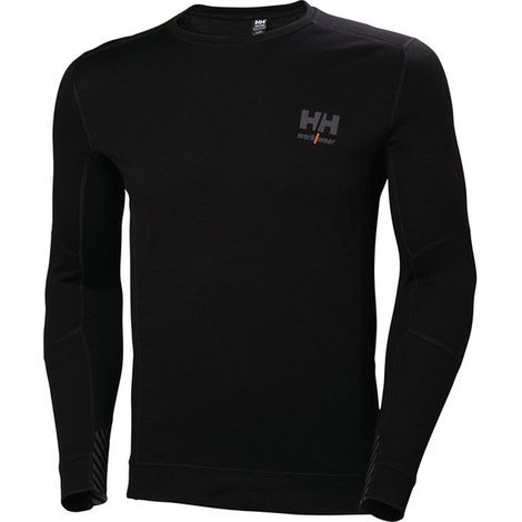Helly Hansen Funktionsshirt Life Merino, schwarz, Gr. M