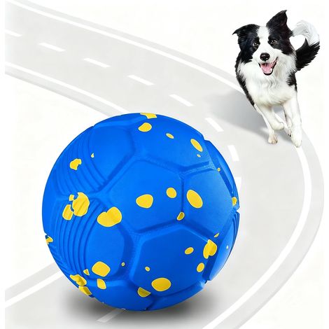 Jouet pour Chien Intelligent, Interactive Balle Chien Qui Bouge Toute Seule Roulante, Intelligent Jouet Chiens Interactif Rechargeable par USB, Balles pour Chiens de Moyens à Grande (Bleu) (1/5)