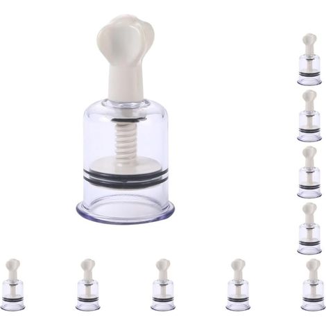 Lot de 10 ventouses chinoises Acupoint pour ventouse 105 x 53 mm