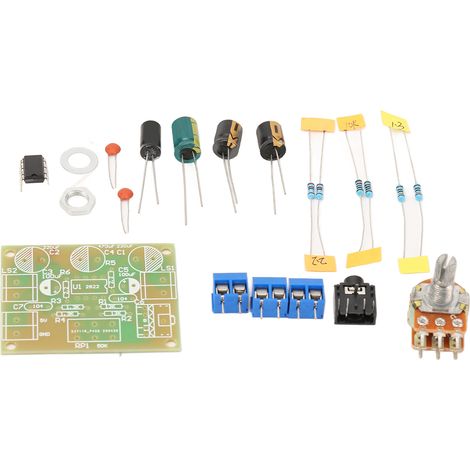 Kit Amplificateur Stéréo Double Canal Module DIY Faible Distorsion Audio (1/5)