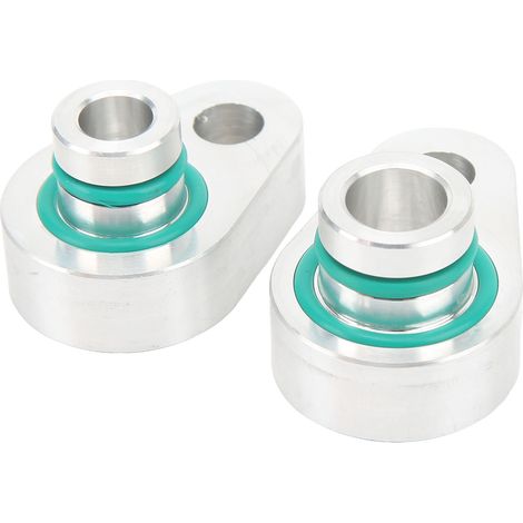 Kit de 2 pièces pour obturation de la climatisation arrière, en alliage d'aluminium brillant, structure compacte, de remplacement pour Ford Expedition 2007-2018 (1/5)