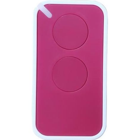 1 télécommande porte garage, 433 MHz, 2 canaux, rouge, compatible et ERA ONE ON2E