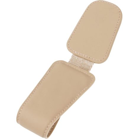 Support magnétique en cuir pour lunettes de soleil de voiture, avec crochet et clip, pour pare-soleil de voiture. Accessoires universels pour pare-soleil de voiture. (1/5)