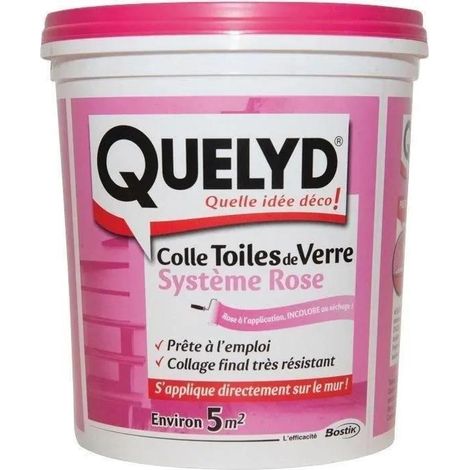 Farbige Glasfaser-Klebe, Rosa, 1 kg - Quelyd