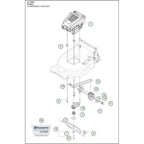 Moteur LC 353V - PNC: 967069401, 970541601 - 12