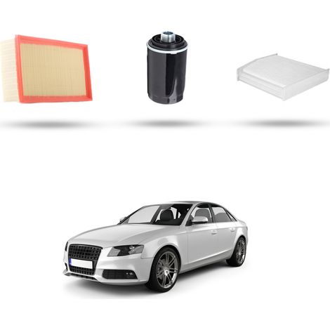 Kit Tagliando 3 filtri compatibile con Audi A4 (B8) 2.0 tfsi 132 kw dal 2008 (1/5)