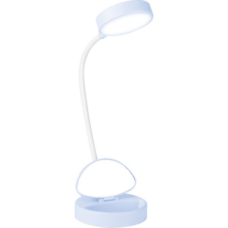 Mini-LED-Tischleuchte für den Haushalt, wiederaufladbar per USB, Nachtlicht, Tischleuchte für Studenten, Blau (1/5)