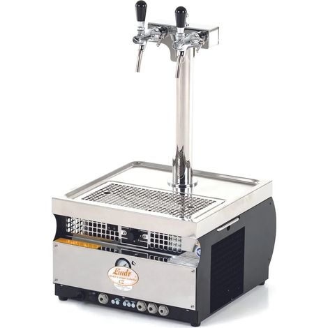 Spillatore birra con pompa a membrana Kontakt 55/K Profi, dispenser birra, macchina per birra 2-linee, 50 litri/h - Green Line (1/5)