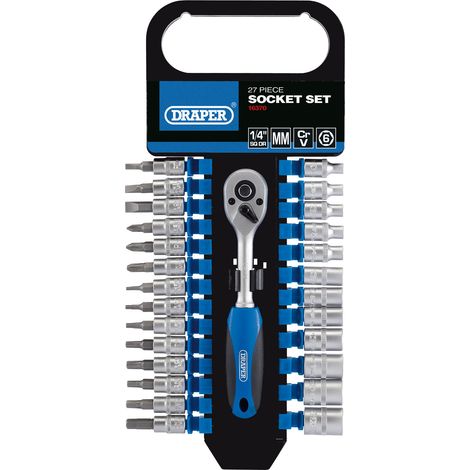 Draper 16370 27-Piece Metric Hex Key Set with 1/4-Inch Drive (1/5)