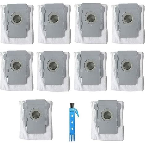 10 paquets de sacs à ordures accessoires pour iRobot Roomba i7 (7150) i7 + / Plus (7550) S9 + (9550) E5 E6 E7 pièces de rechange (1/4)