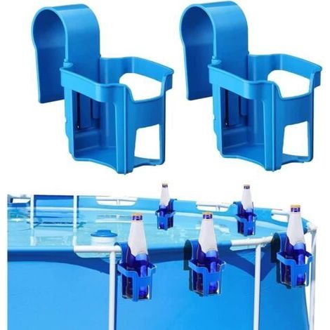 Becherhalter – 2 Stück – Multifunktional – ABS-Kunststoff – Blau (1/5)
