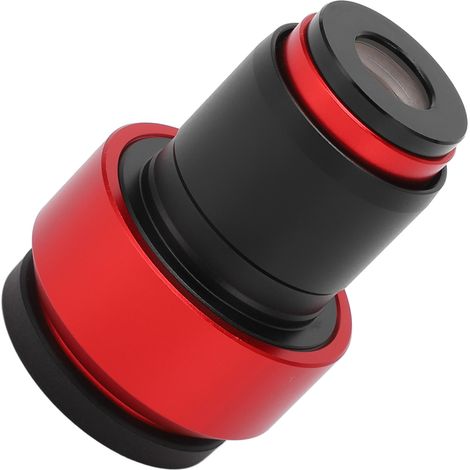 Mikroskopokular, Okularlinse, hoher Punkt, einstellbare Sichtweite, 30-mm-Anschluss, rot (1/5)