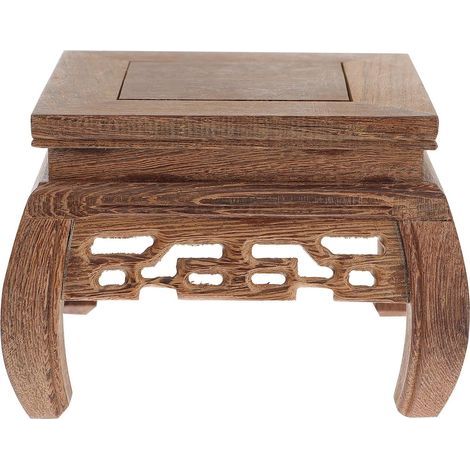 Holz Blumentopfständer Quadratisch Langlebiger Sockel als (1/4)