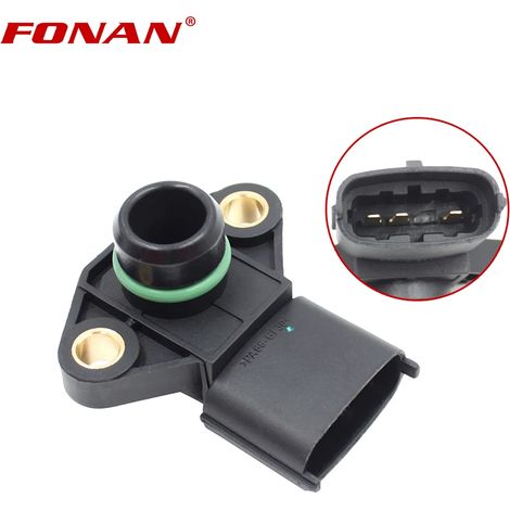 Capteur de pression d'admission d'air de suralimentation compatible avec Ssangyong Kyron 2.0 2.7 Xdi 2005 - 6655423117 (1/5)