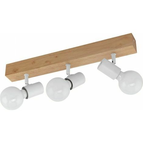 Barra/3 e27 legno/bianco townshend 3 - eglo
