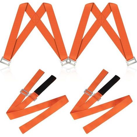 FENOPLASTICASangles de Déménagement, Système de Sangles de Levage et Portage pour 2 Personnes, Transportez et Sécurisez Facilement Les Meubles, Objets Lourds (1/5)