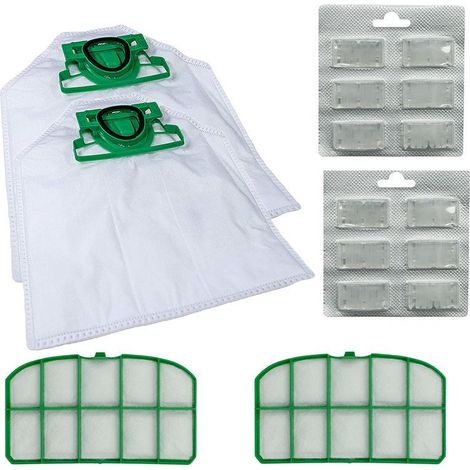 Adaptateur pour aspirateur foo/vic VK200 V/orwerk : accessoires pour sac à poussière, filtre, filtre avant et feuille de parfum (1/5)