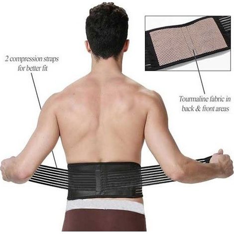 TRADE SHOP - Fascia Lombare Postura Modella Panciera Universale Support - Sport Series -