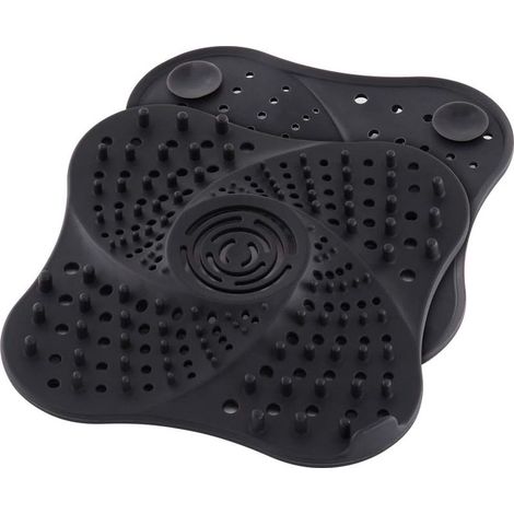 Filtre de drain de douche avec ventouse, protection salle de bain bleu (1/5)