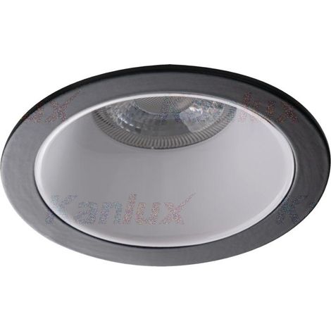 LED LED Cuffia montabile max 10W GU5.3/GU10 IP20 Ø89mm nero/bianco - foratura 75mm (1/3)