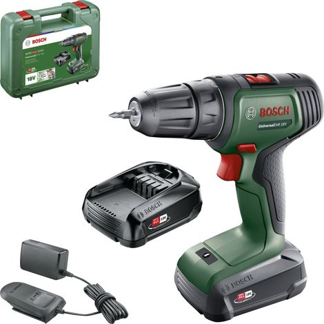 Bosch Akku-Bohrschrauber UniversalDrill 18 V mit 2 Akkus & Ladegerät (1/3)