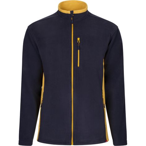 Chaqueta polar bicolor con tejido de microfibra VELILLA Serie 201504