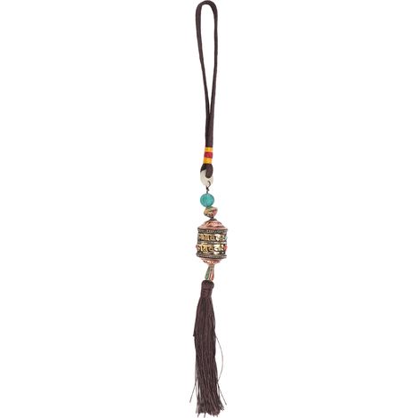 Porte-bonheur Bouddha Voiture Suspension Rétro Artisanat Fait Main Amulette Sécurité Chance Décoration Auto Maison Fétiche Protecteur (1/5)