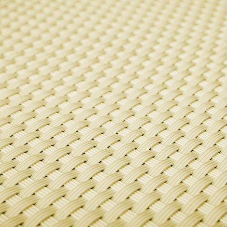 Balkonblende 0,9m Br. (Meterware) Sichtschutz aus PE-Rattan beige (1/5)