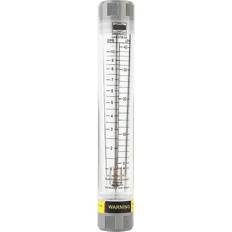 Débitmètre à tube acrylique LZM-20G 1-10 GPM pour tube femelle G3/4" (1/5)