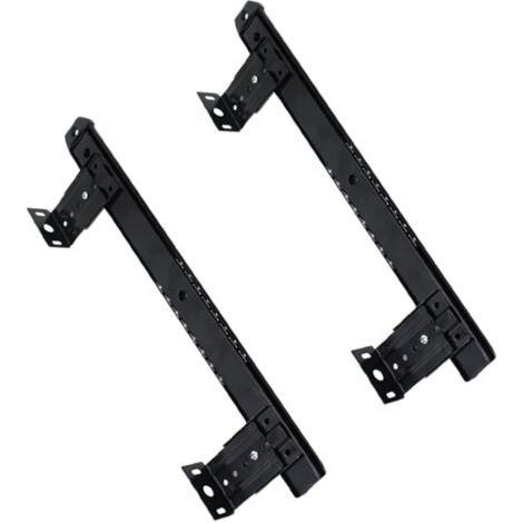 Tastaturschienen, einfache Montage, Tastaturschienenbreite 35 cm, kompatibel mit Desktop-Computern, 1 Paar (1/4)