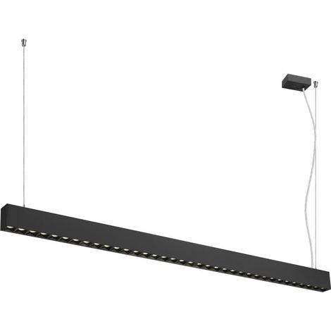 Suspension GLENOS® PRO 15 m DALI UGR16 longueur 210 cm 4000K 75° noir - SLV - 1010516