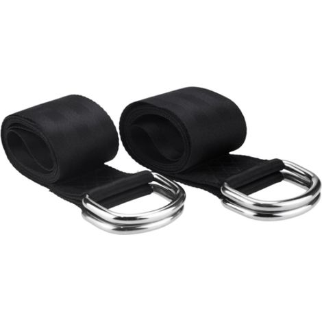 Sangle pour hamac 150 x 2, fixation pour hamac avec 2 crochets de sécurité et anneaux en D pour la fixation d'une balançoire, d'un hamac, d'un siège de camping ou suspendu, poids 550 kg (1/5)