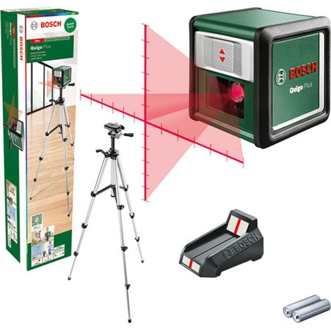 BOSCH QUIGOPLUS+TRIPODE LASER DE LINEA CRUZADAS