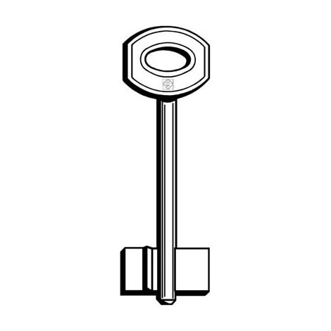 CHIAVE DOPPIA MAPPA JUWEL JW40 SILCA - OTTONE NICHELATO- 5 pezzi