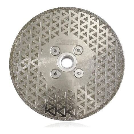 Disque diamant 125mm – Lame électroplaquée double face pour coupe pierre, marbre, granit – Utilisation à sec ou humide (1/5)