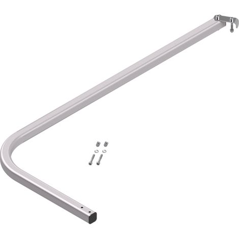 Hymer Handlauf für Podesttreppen, beidseitig verwendbar, für Stufenzahl 8, inkl. Befestigungsmaterial
