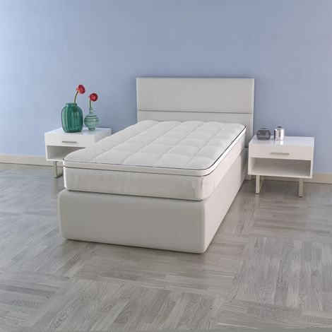 TOPPER MORFEO trapuntato con fascia coprimaterasso, Singolo 80x195cm (1/5)