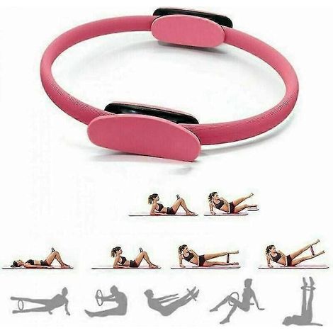Anneau de Pilates, anneau de résistance premium, cercle de yoga, équipement de yoga, matériel d'entraînement à domicile pour le renforcement et le travail des cuisses (1/5)