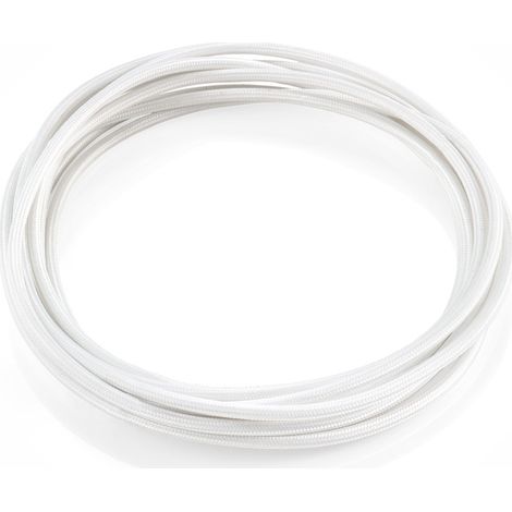 Cavo Tessuto Bianco 10M