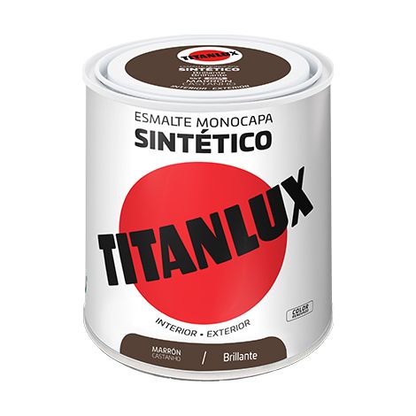 Smalto marrone 250ml 547 titanlux (1/3)