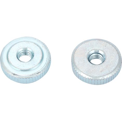 Écrou moleté plat en acier carbone zingué GB807, lot de 1/2/5/10 pièces, M6 6x20 mm, poignée à main plate, visserie industrielle (1/5)