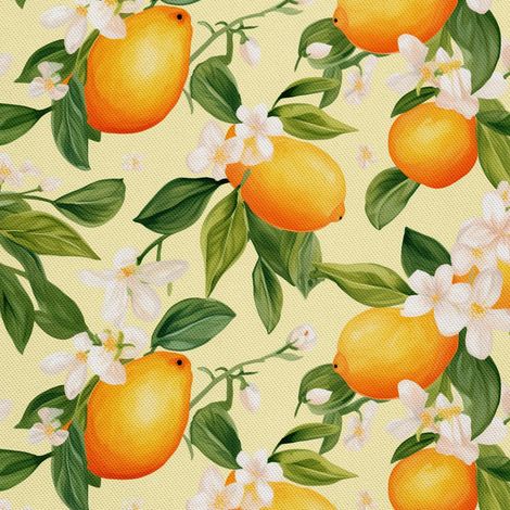 Tela decorativa para exteriores Oxford - Frutas cítricas - DX2457 (1/5)
