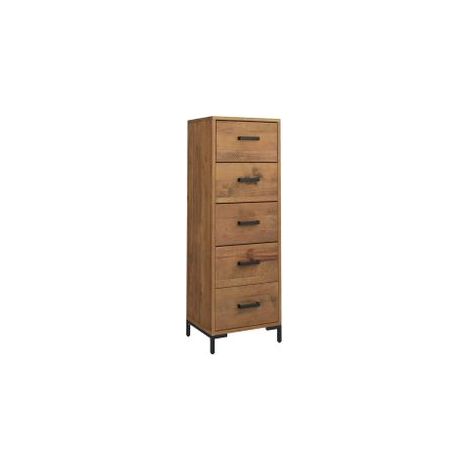 Chiffonnier 42x35x110 Bois de pin massif (1/5)