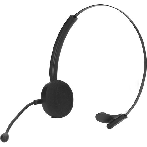 Casque Bluetooth 5.1 multifonction avec microphone antibruit, idéal pour les centres d'appels et les cours en ligne.