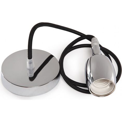Pendel E27 Kabel 1000 X 0,75Mm Stoff- Rosette [SC-MPL016]